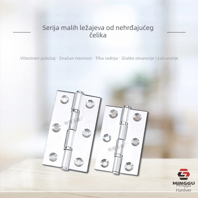 Panta od nehrđajućeg čelika, brušena završna obrada, moderni minimalistički stil, marka Qiangu/FTC, uključene samorezne vijčice