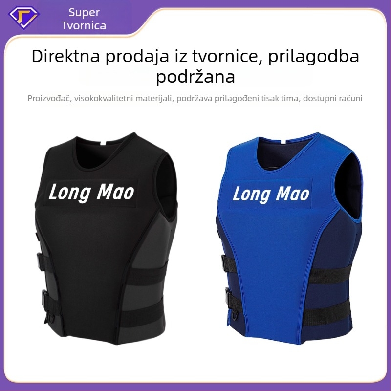 Neopren prsluk za odrasle, visokog plutanja, pogodan za paddleboard i montažu u automobil
