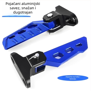 Mojielong stražnje pedale od aluminijskog legura za električne skutere — kompatibilne s Mavericks U Series, No.9 N Series, Far-reaching, Li Ling V20, GT1, F400T