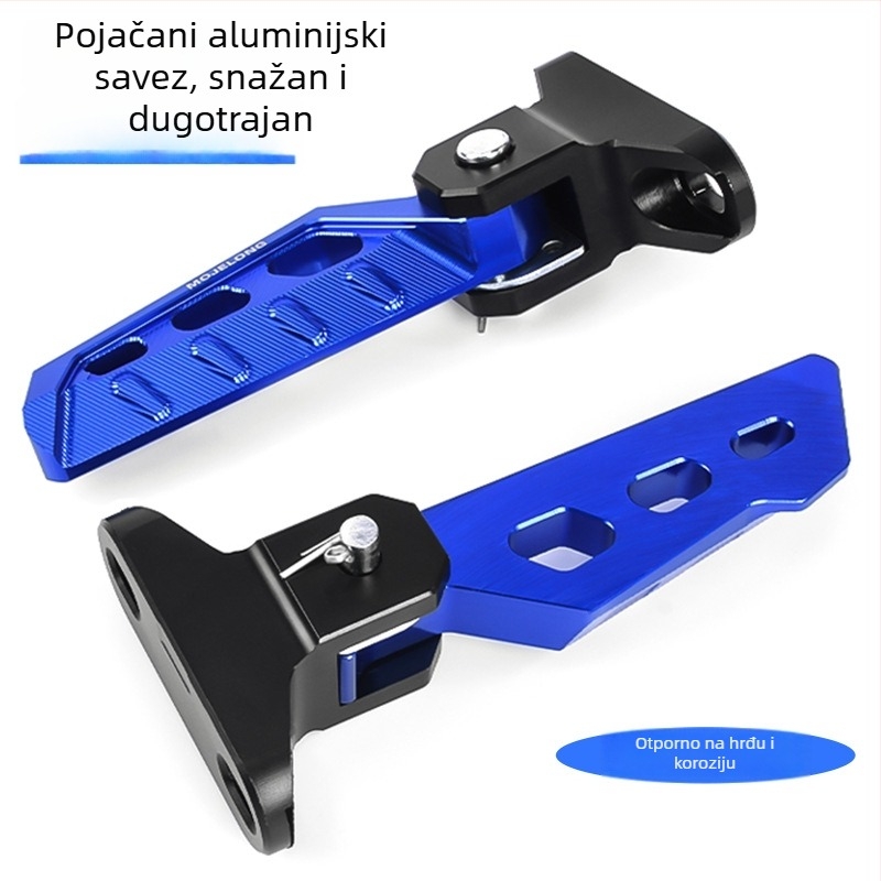 Mojielong stražnje pedale od aluminijskog legura za električne skutere — kompatibilne s Mavericks U Series, No.9 N Series, Far-reaching, Li Ling V20, GT1, F400T