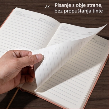 Sijin bilježnica, korica od umjetne kože, 100–200 stranica, poslovni ured stil