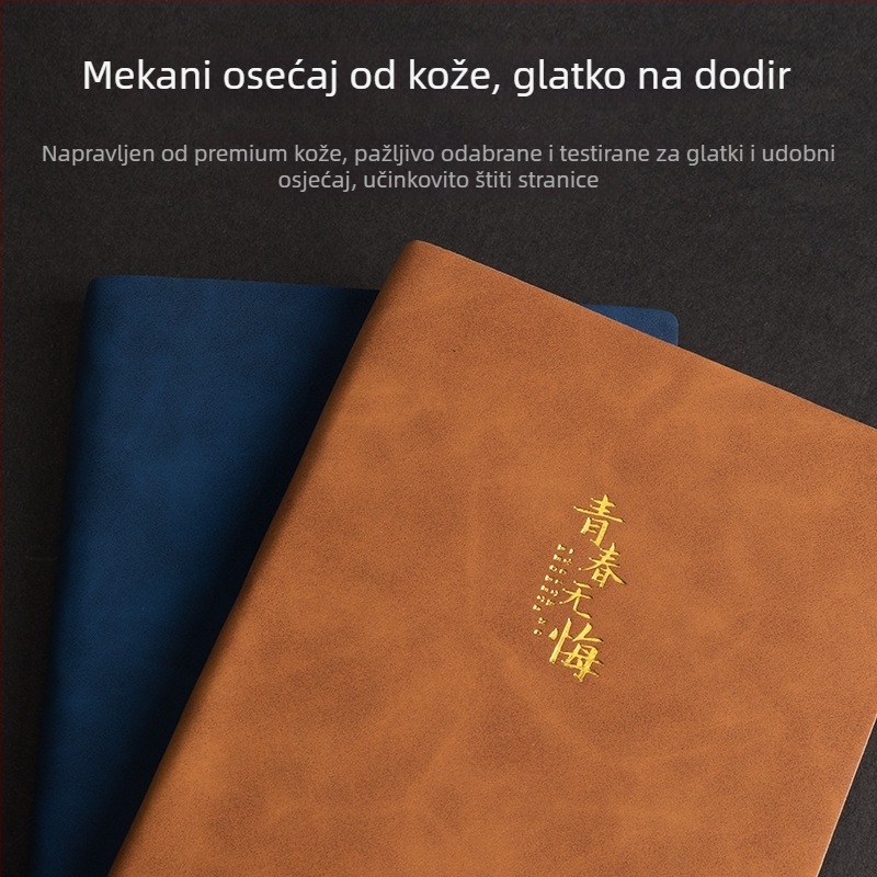 Sijin bilježnica, korica od umjetne kože, 100–200 stranica, poslovni ured stil