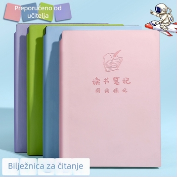 Bilježnica s kožnim imitacijskim pokrovom, niti vez, Dowling papir, 80gsm, 100–200 stranice