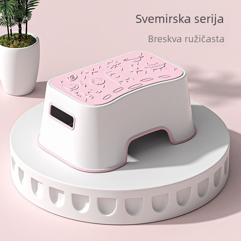 ALCOCO dječja plastična stolička za kupaonu, ne preklapa se, licencirana privatna etiketa