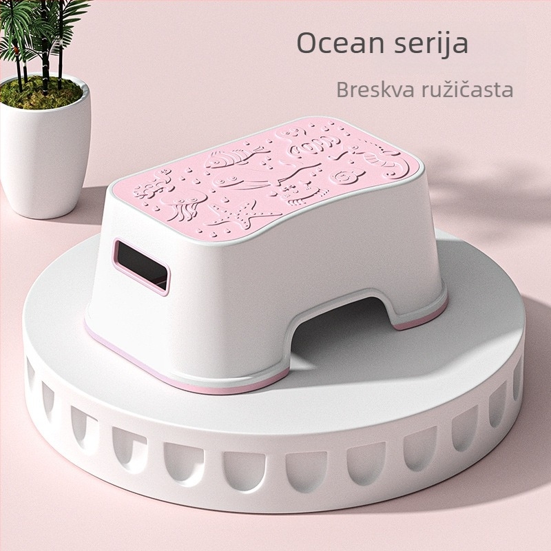 ALCOCO dječja plastična stolička za kupaonu, ne preklapa se, licencirana privatna etiketa