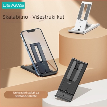 Stolni držač za telefon i tablet, teleskopski i sklopivi, ABS + legura, opća namjena, za live streaming