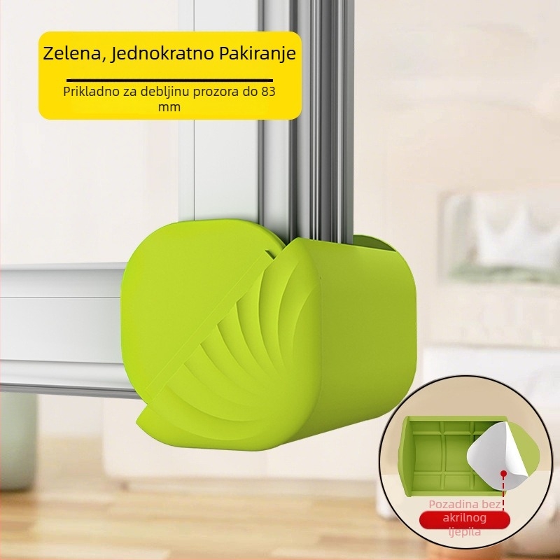 Zaštita kutova prozora, antikolizijska, otporna na habanje, silikon materijal, automatsko resetiranje