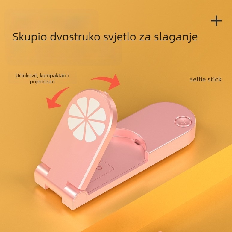 M03S četveronožni stativ s Bluetooth selfie štapom i LED rasvjetom; Materijal: nehrđajući čelik + ABS; Daljinski upravljač; Model: M03/M03S