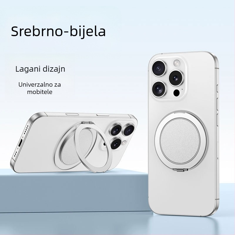 Stolni držač od aluminijske legure, rotirajući, magnetno privlačenje i prilagodljiv