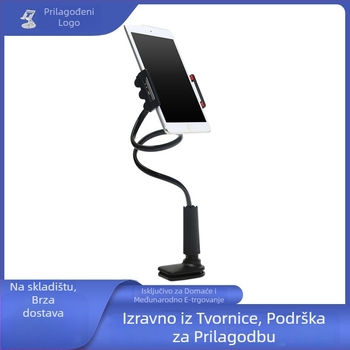 Stolni stalak za univerzalne telefone i tablete, ABS + aluminij, promjer šipke 10 mm/12 mm, pogodan za videozapise, prijenos uživo i online učenje