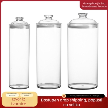 Posuda za čuvanje hrane, PET materijal, okruglog oblika, kineski stil, kapacitet 3.1–4 L, marka Gabo