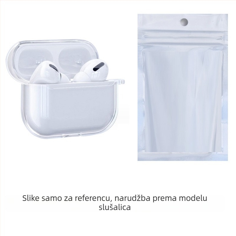 Prozirno mekano zaštitno kućište za AirPods Pro 2, Pro 3 i AirPods 4 (peta generacija)