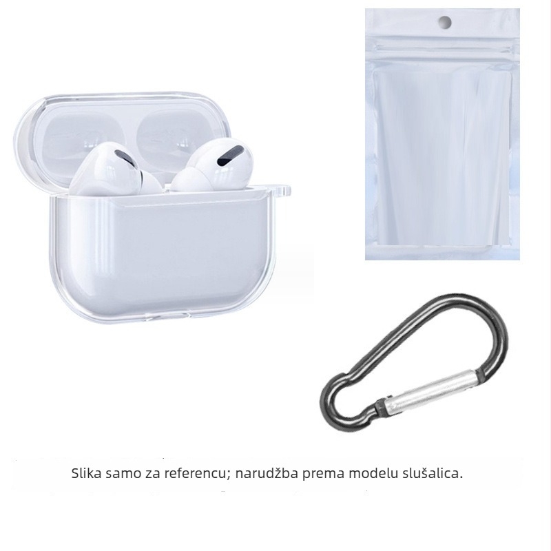Prozirno mekano zaštitno kućište za AirPods Pro 2, Pro 3 i AirPods 4 (peta generacija)