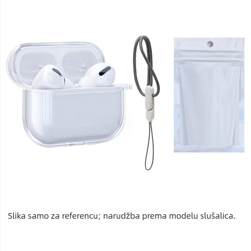 Prozirno mekano zaštitno kućište za AirPods Pro 2, Pro 3 i AirPods 4 (peta generacija)