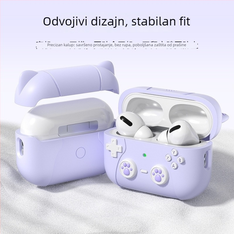 Futrola AirPods Pro 2 – silikon, mekani omotač, univerzalna, injekcijsko lijevanje