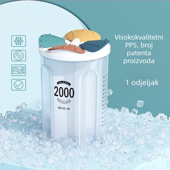 Plastična zatvorena posuda za zrna – nepravilnog oblika, prilagodljivo (Materijal: Plastika; Oblik: Nepravil; Prilagodljivo: Da)