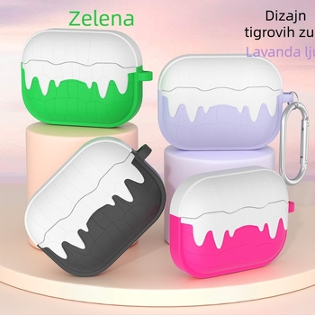 Etui za AirPods Pro 2 i AirPods 3 - tekući silikon, mekani kućište, potpuno prekrivanje, univerzalno, injekcijsko oblikovanje