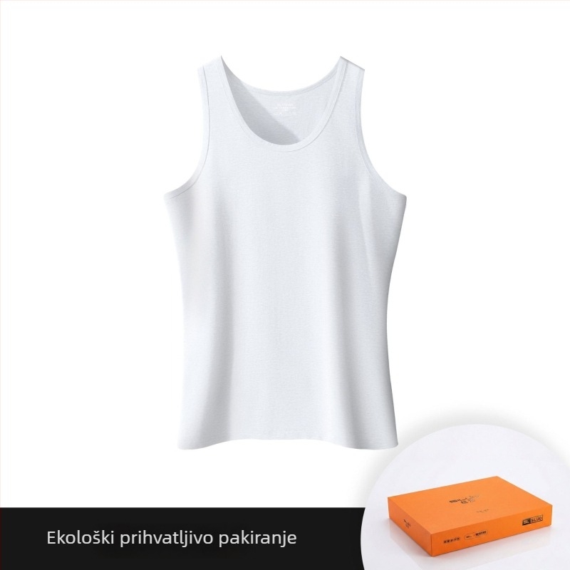 Muška bezrukavska veste, elastan-pamučna (brzo sušenje, prozračna, uski kroj)