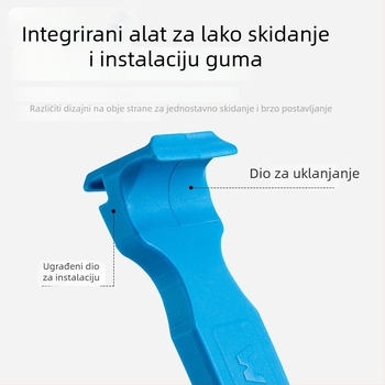 Alat za demontažu gume, kombinacija najlona i vlakana, integrirani jednoposjed dizajn, pogodan za planinske i cestovne bicikle, brz alat za demontažu guma