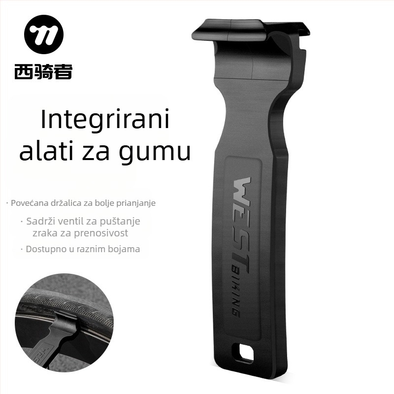 Alat za demontažu gume, kombinacija najlona i vlakana, integrirani jednoposjed dizajn, pogodan za planinske i cestovne bicikle, brz alat za demontažu guma
