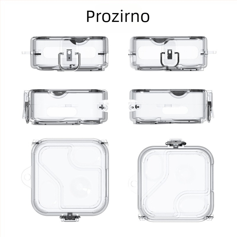 Nothing Ear 2 zaštitna futrola – proziran PC kućište s ogledalom, tvrdi omotač, injekcijsko oblikovanje, prilagodljivo (model 31934139477)