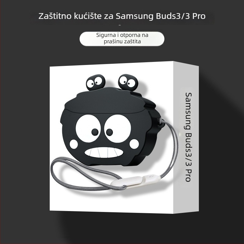 Zaštitno kućište za Samsung Galaxy Buds3 Pro – silikon, crtani stil, injekcijsko oblikovanje, podrška prilagodbi