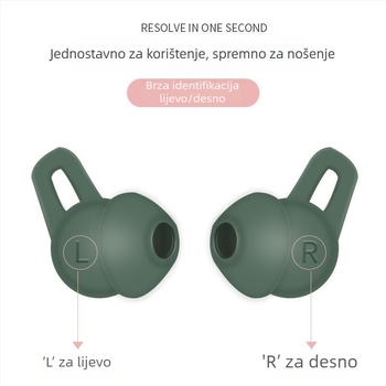 Silikonske kapice za Freelace Pro – univerzalno pristajanje, reljefna izrada, kompatibilno s Huawei Freelace Pro slušalicama