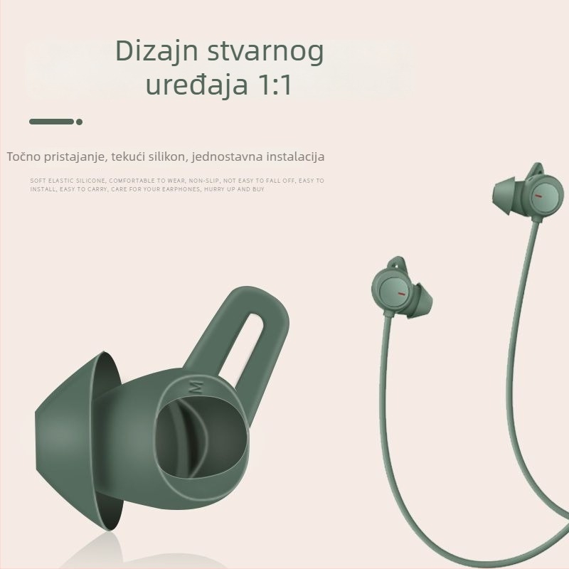 Silikonske kapice za Freelace Pro – univerzalno pristajanje, reljefna izrada, kompatibilno s Huawei Freelace Pro slušalicama