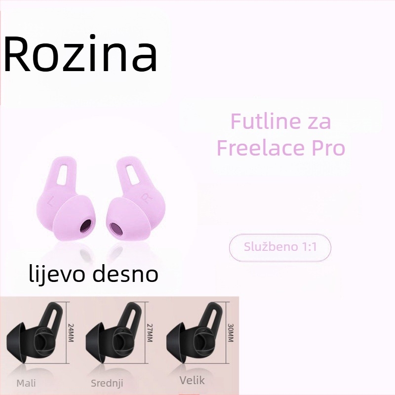Silikonske kapice za Freelace Pro – univerzalno pristajanje, reljefna izrada, kompatibilno s Huawei Freelace Pro slušalicama