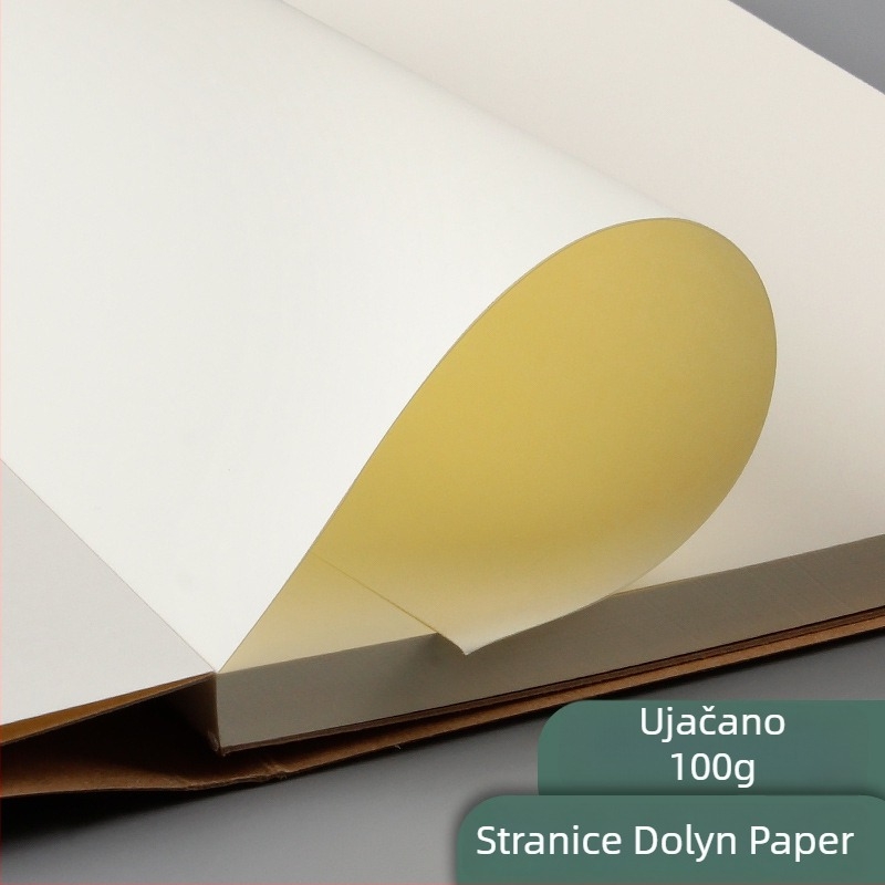 Bilježnica Shangli s Dowling papirom, 100 g, bežično povezivanje, 80 stranica, nostalgičan i retro stil