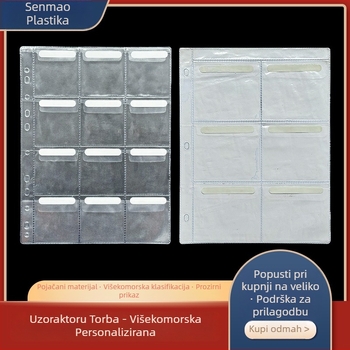 Shin senmao plastična torba za uzorke s logotipom — plast materijal, visokofrekvencijsko pritiskanje