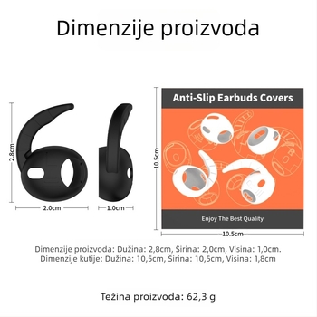 AirPods Pro3 (2025) silikon mekano kućište, Yichengtong, injekcijsko oblikovanje, Kompatibilno s Apple AirPods Pro3