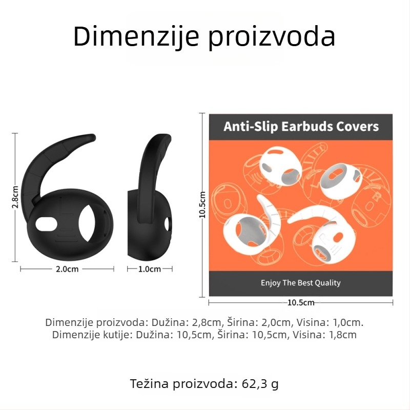 AirPods Pro3 (2025) silikon mekano kućište, Yichengtong, injekcijsko oblikovanje, Kompatibilno s Apple AirPods Pro3