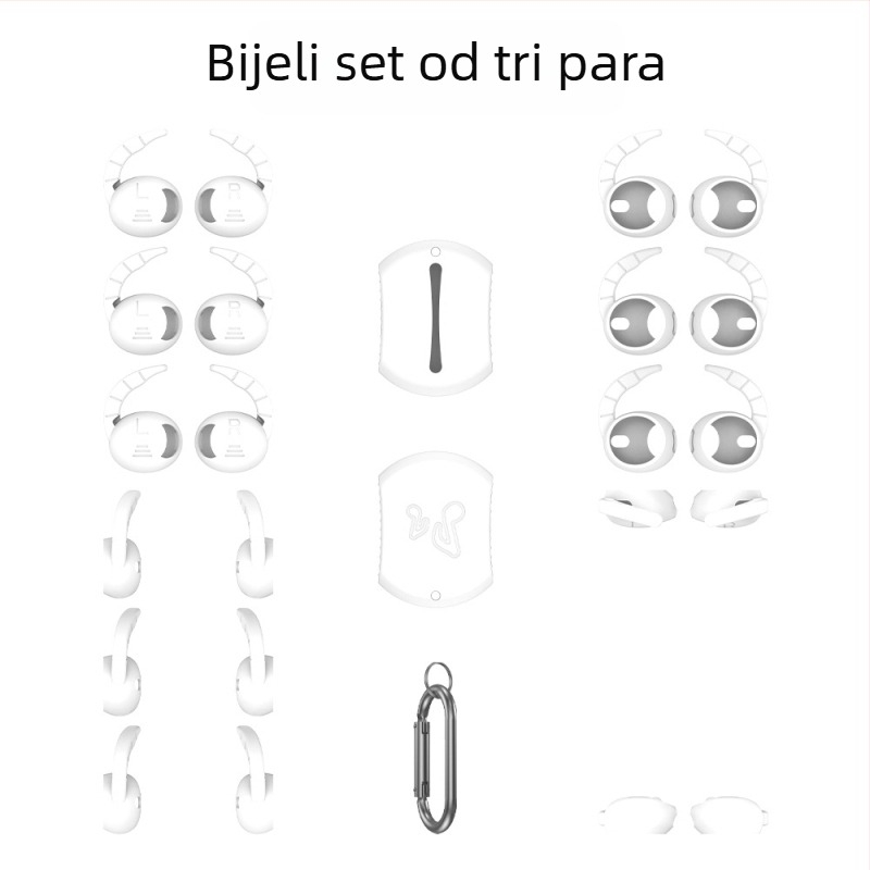 AirPods Pro3 (2025) silikon mekano kućište, Yichengtong, injekcijsko oblikovanje, Kompatibilno s Apple AirPods Pro3