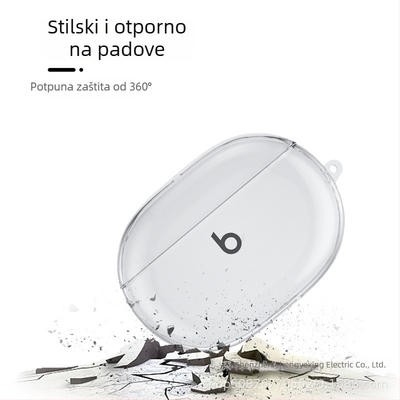 Beats Studio Buds+ zaštitna futrola — TPU, injekcijsko oblikovanje, prilagodljivo, kompatibilno s Apple Bluetooth slušalicama