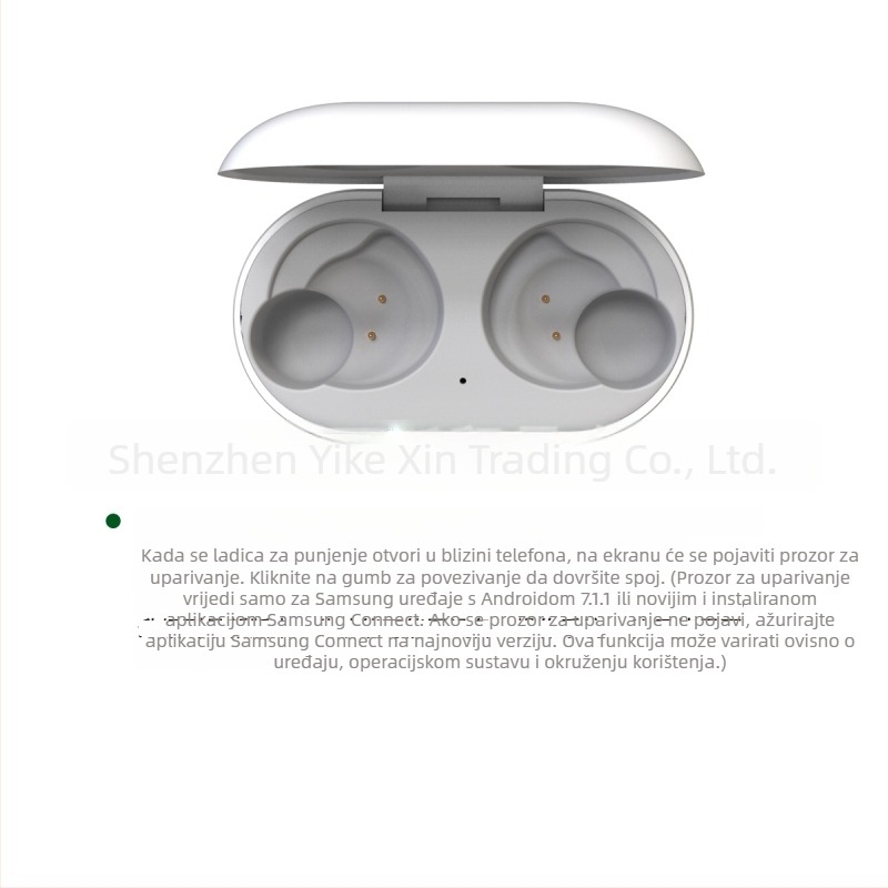Kućište za punjenje Samsung Galaxy Buds — Bežično punjenje, Uključeni podatkovni kabel, Injekcijsko oblikovanje, Marka YK