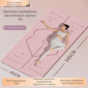 Joga prostirka od TPE, protuklizna, proširena i debela konstrukcija, 6–12 mm, ekološki prihvatljiva