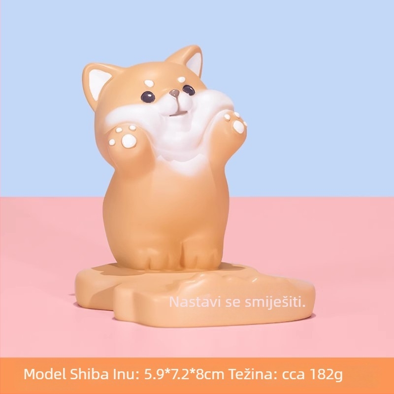 Svinjica – držač za telefon na stol, karikatura od smole za uredski dekor, poklon za rođendan za razrednog druga