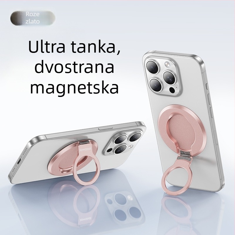 Držač telefona s magnetskim prstenom – legura, sklopivi, univerzalni stil, ovlaštena privatna marka