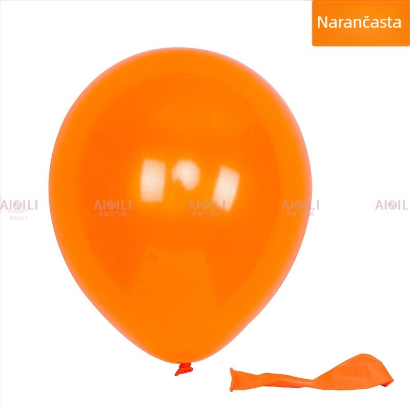 Aubrey latex dekorativni baloni, okrugli oblik, bez logotipa