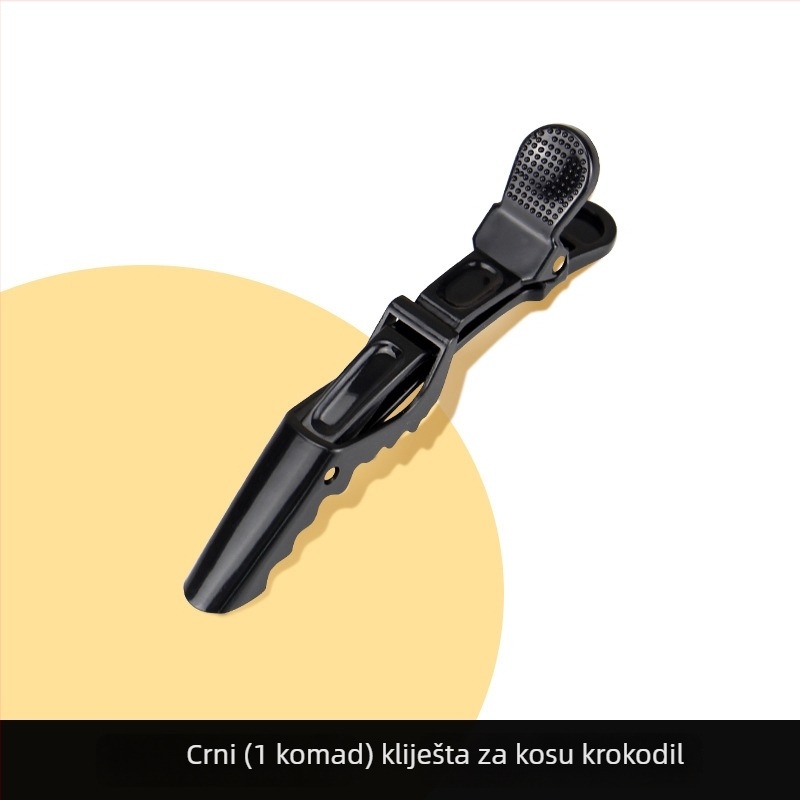 Klipovi za kosu aligator, bez tragova hvatanja, bočni klipsovi za stiliziranje, klipse za slojevite šiške, 6 komada