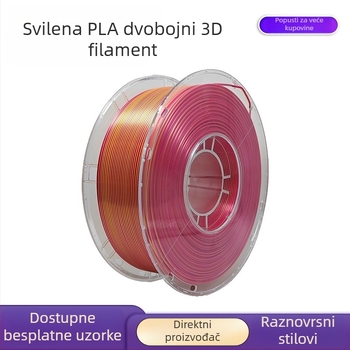 3D filament PLA saten završetka, kružni presjek, duljina 330 m, gustoća 1,25 g/cm³