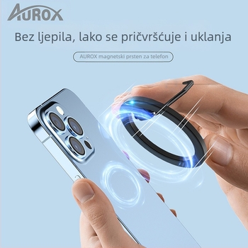 Držač za prsten za Apple iPhone 12/13, aluminijska legura, magnetski stolni držač, model XH-08