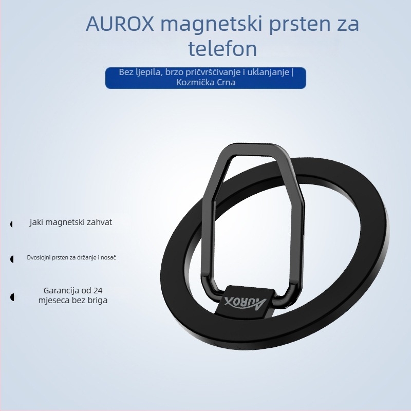 Držač za prsten za Apple iPhone 12/13, aluminijska legura, magnetski stolni držač, model XH-08