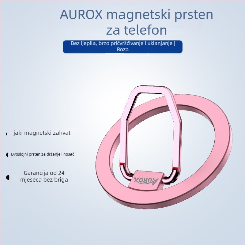 Držač za prsten za Apple iPhone 12/13, aluminijska legura, magnetski stolni držač, model XH-08
