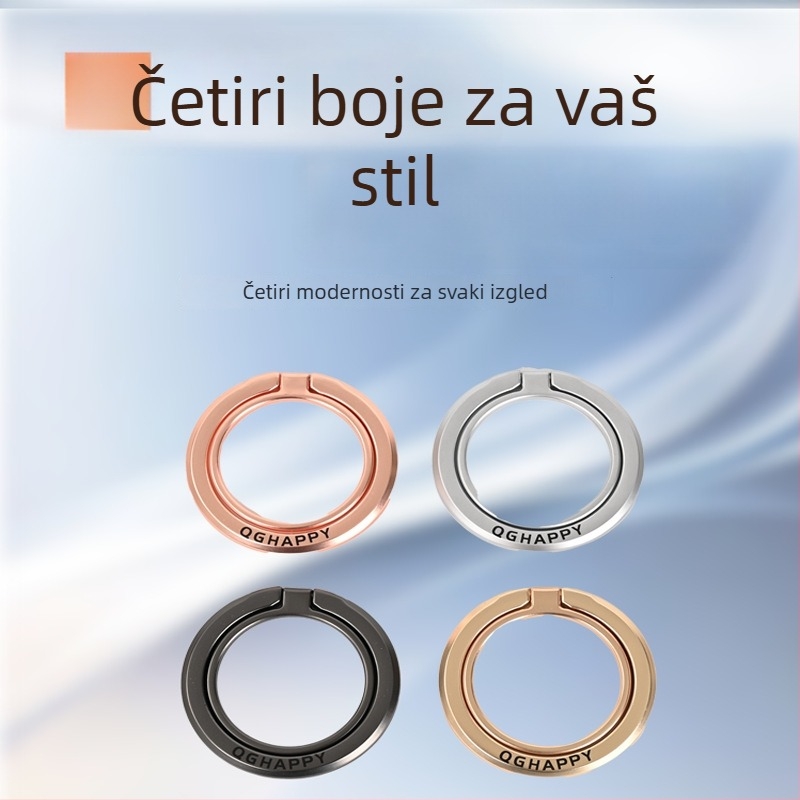 MagSafe magnetski držač za prsten, od legure, univerzalni dizajn