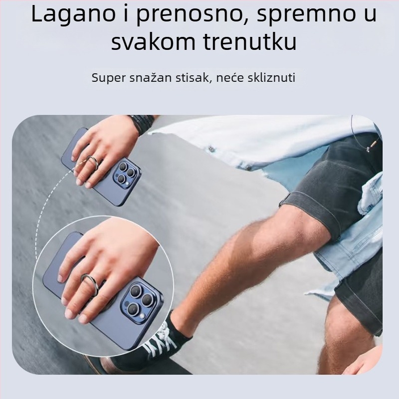 MagSafe magnetski držač za prsten, od legure, univerzalni dizajn