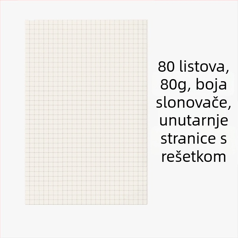 Bilježnica s PVC omotom i listovima s odvojivim vezivanjem (Forest papir, 80 g/m², stil 11408890)