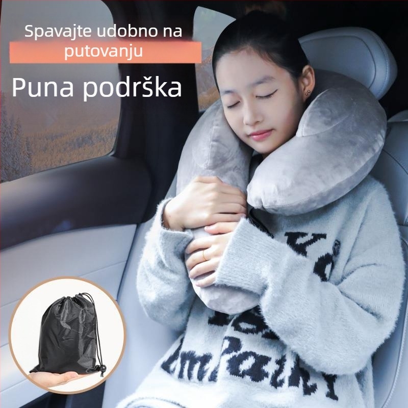 Putni jastuk u obliku luka, napuhljiv, PVC ekološki materijal, model 6086, težina 160 g