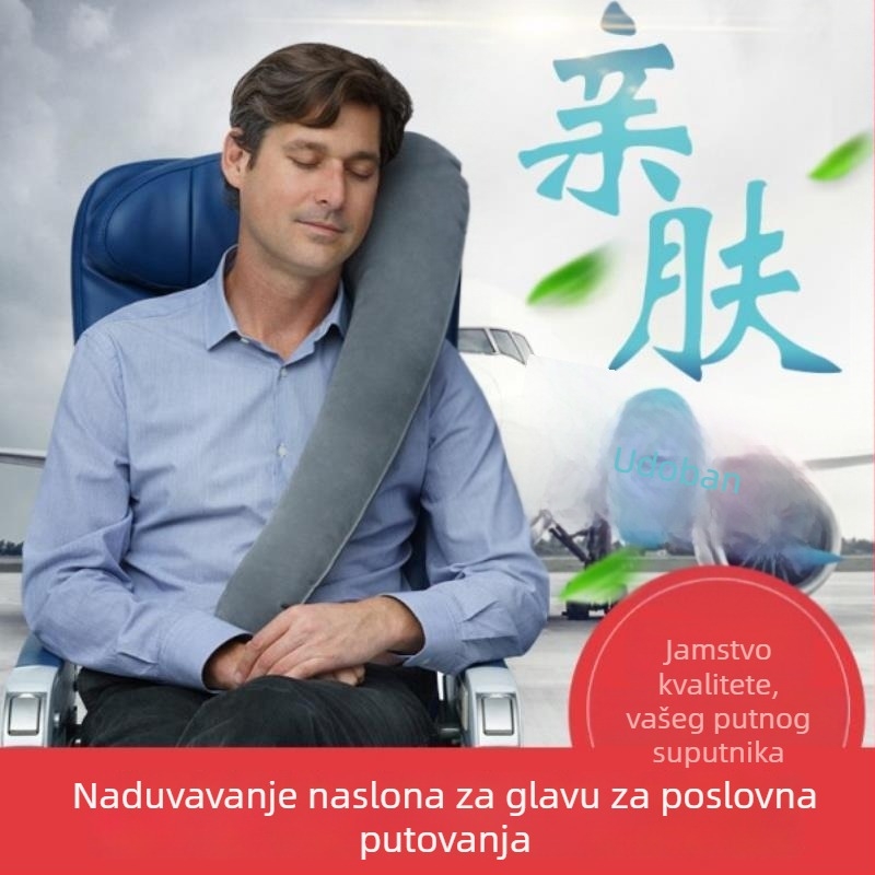 Putni jastuk u obliku luka, napuhljiv, PVC ekološki materijal, model 6086, težina 160 g